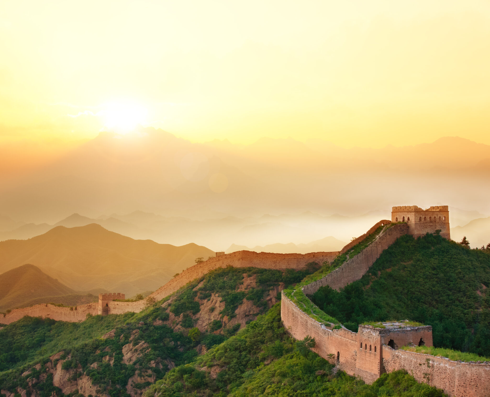 great wall of china underwater - one of the best diving destinations in East Asia