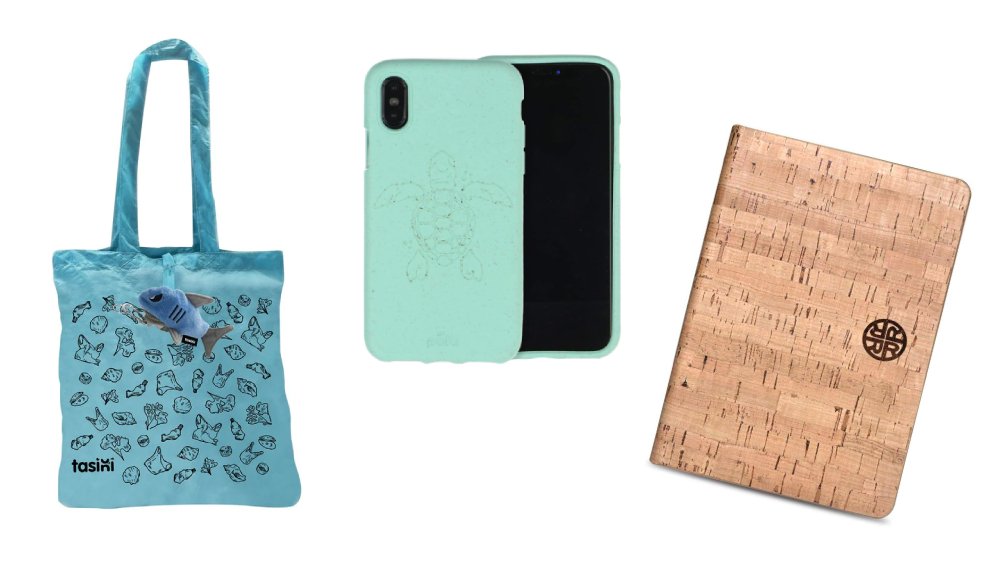 Ocean-themed and environmentally friendly phone cases, tablet cases and bags, which are perfect for work, school or traveling