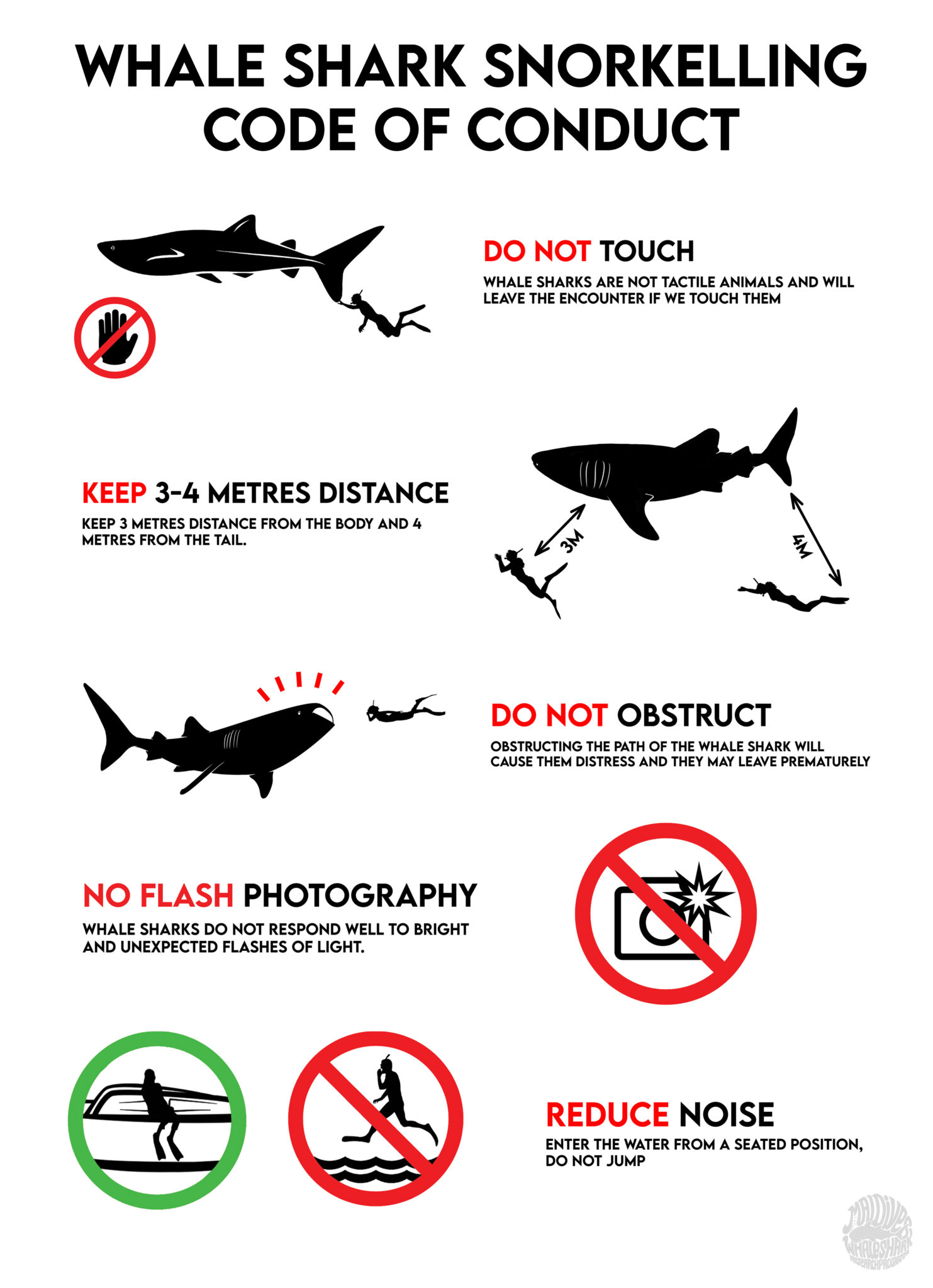 maldives whale shark programme code of conduct