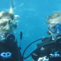 diving as a teenager