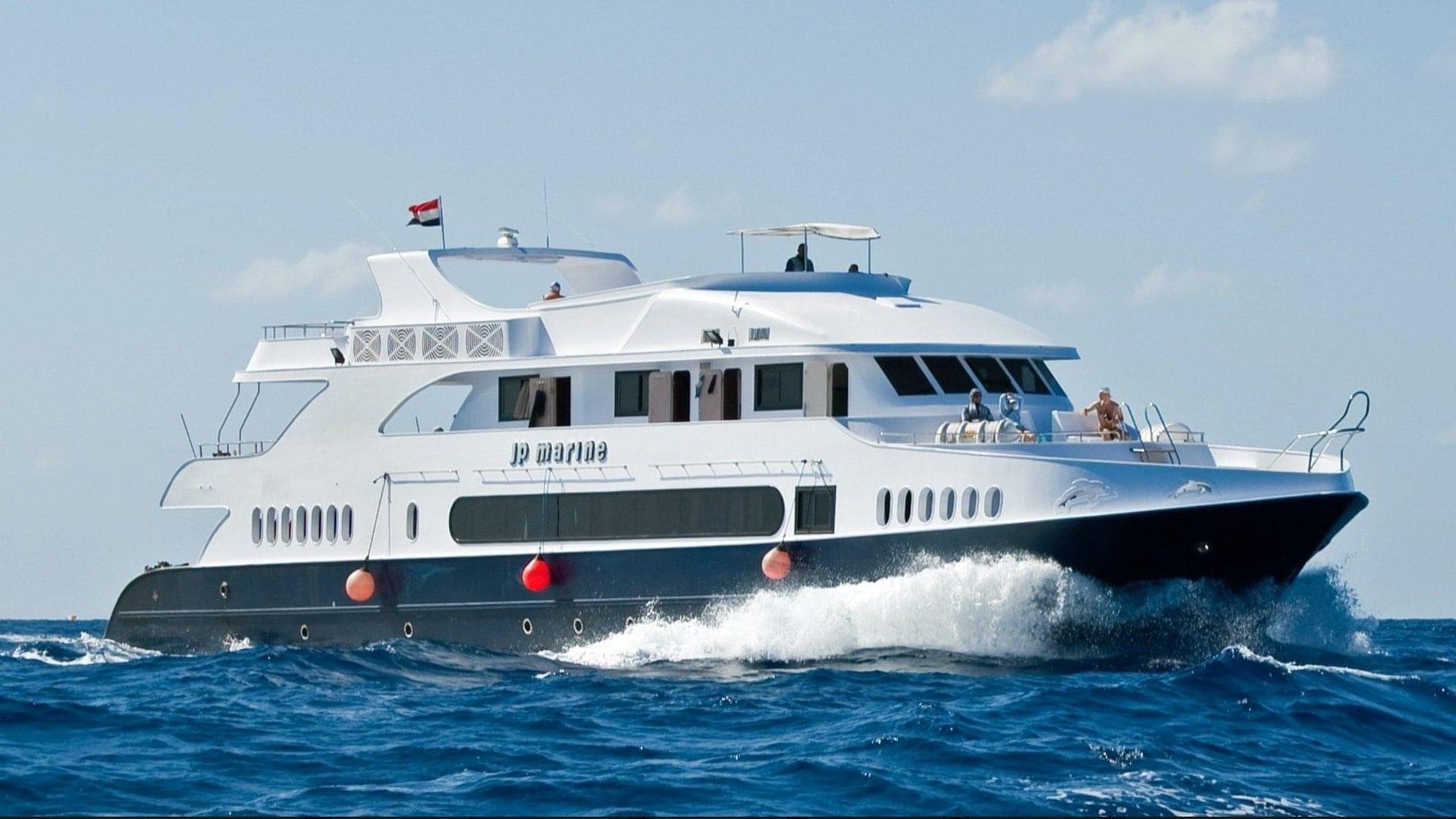 The MY JP Marine, one of the best Red Sea liveaboard options for scuba divers looking to explore top dive sites on a budget