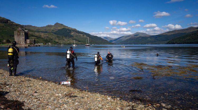 diving in scotland