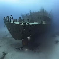 The wreck of the Um-El-Faroud in Malta which celebrates 25 Years in 2023