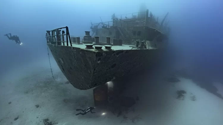 The wreck of the Um-El-Faroud in Malta which celebrates 25 Years in 2023