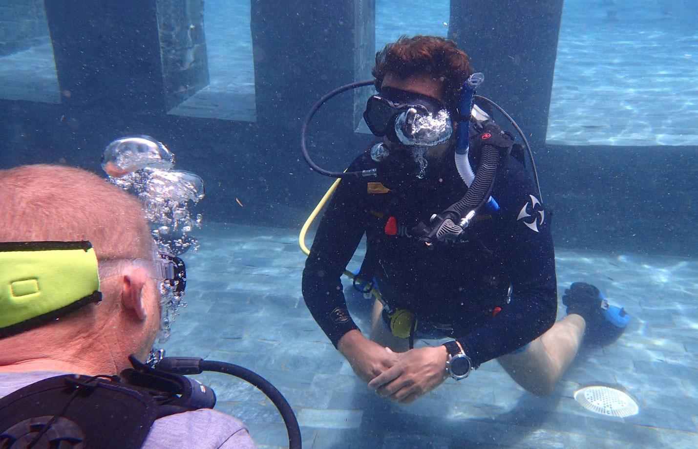 becoming a padi pro underwater instruction