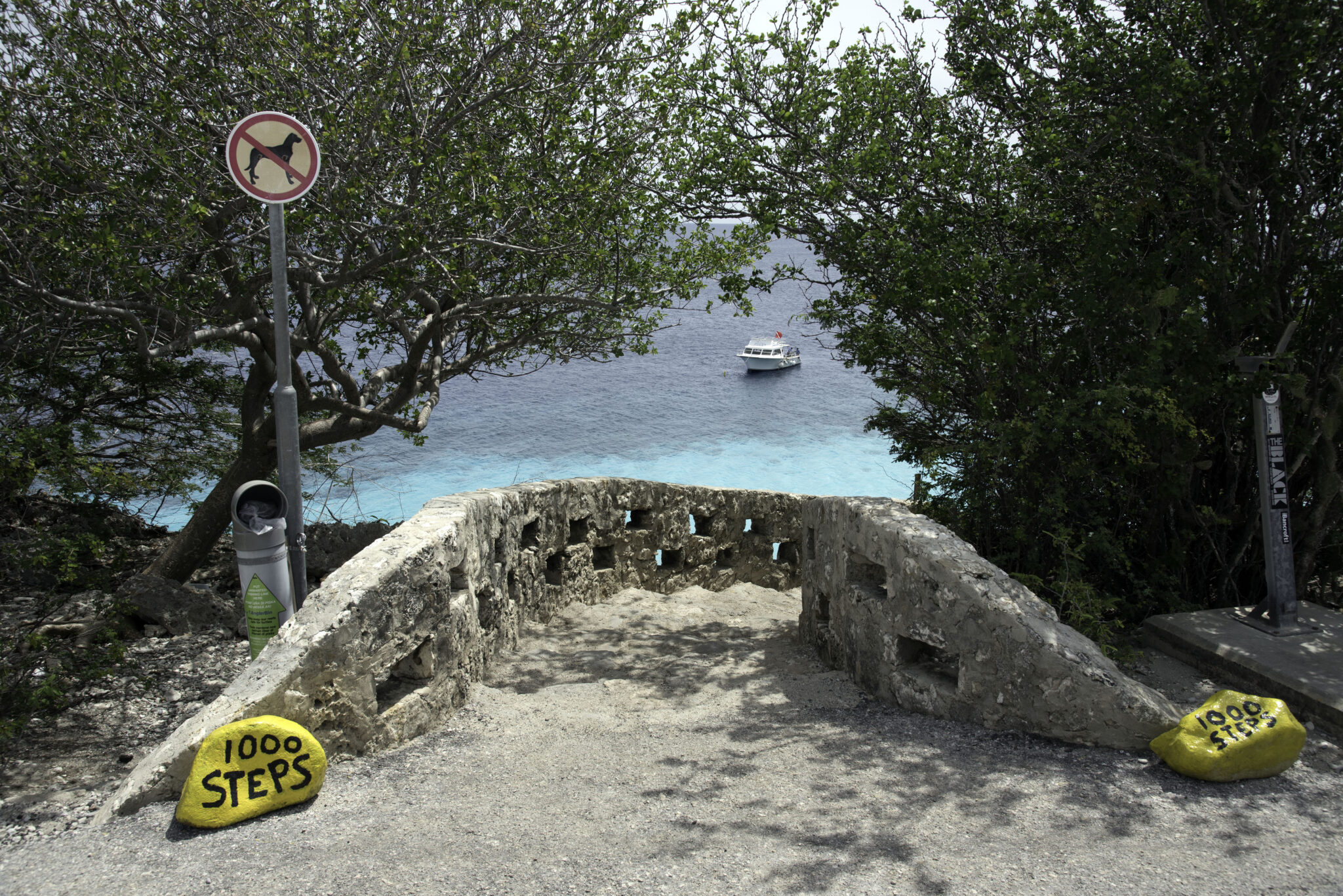 The 1000 steps dive site in Bonaire