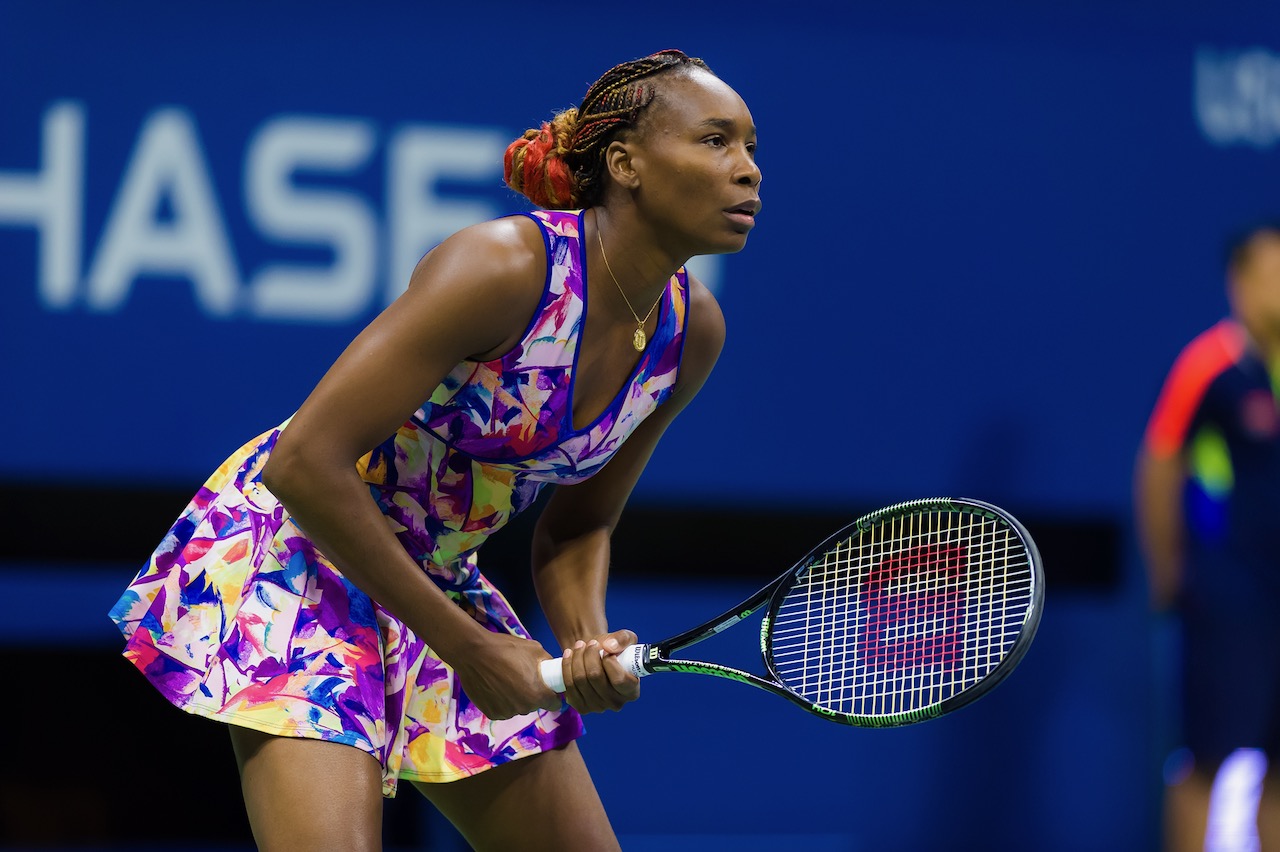 NEW YORK CITY, UNITED STATES - SEPTEMBER 3 : Venus Williams in action at the 2016 US Open Grand Slam tennis tournament