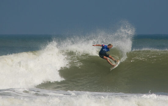 Bethany Hamilton shreds the waves on her surf board