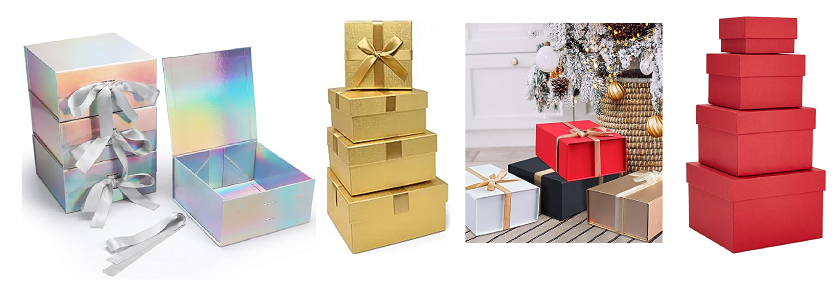 reusable gift boxes are great wrapping paper substitute