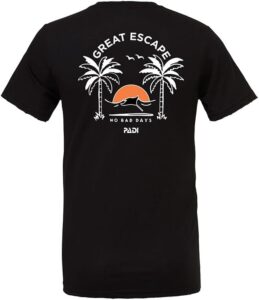 Best scuba diving apparel - retro great escape unisex scuba diving shirts / tee