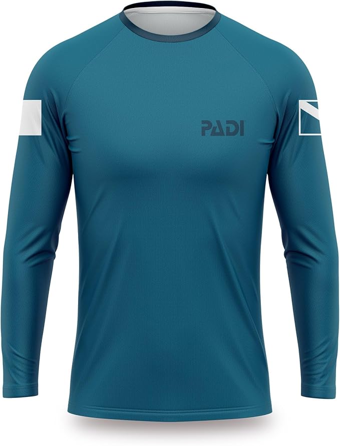 Best scuba diving apparel - Unisex teal rashguard