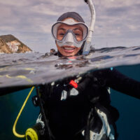 Justene Alpert going from DSD to Open Water Diver