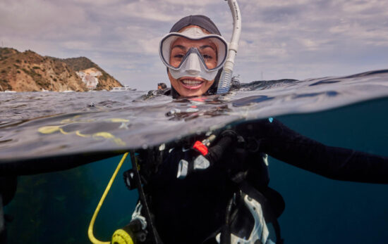 Justene Alpert going from DSD to Open Water Diver