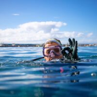 end of my last dive on Tenerife and the official completion of my Divemasters