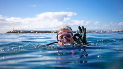 end of my last dive on Tenerife and the official completion of my Divemasters