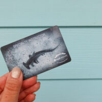 a PADI AWARE certification card