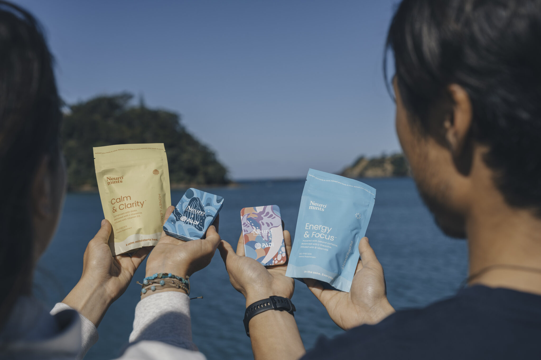 The PADI x Neuro tins