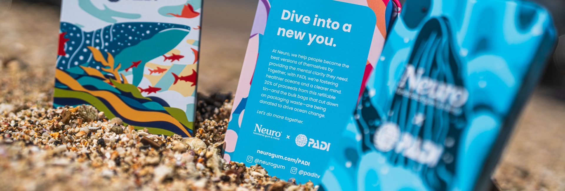 PADI Teams Up With Wellness Brand Neuro To Drive Ocean Change and Create a Blue State of Mind
