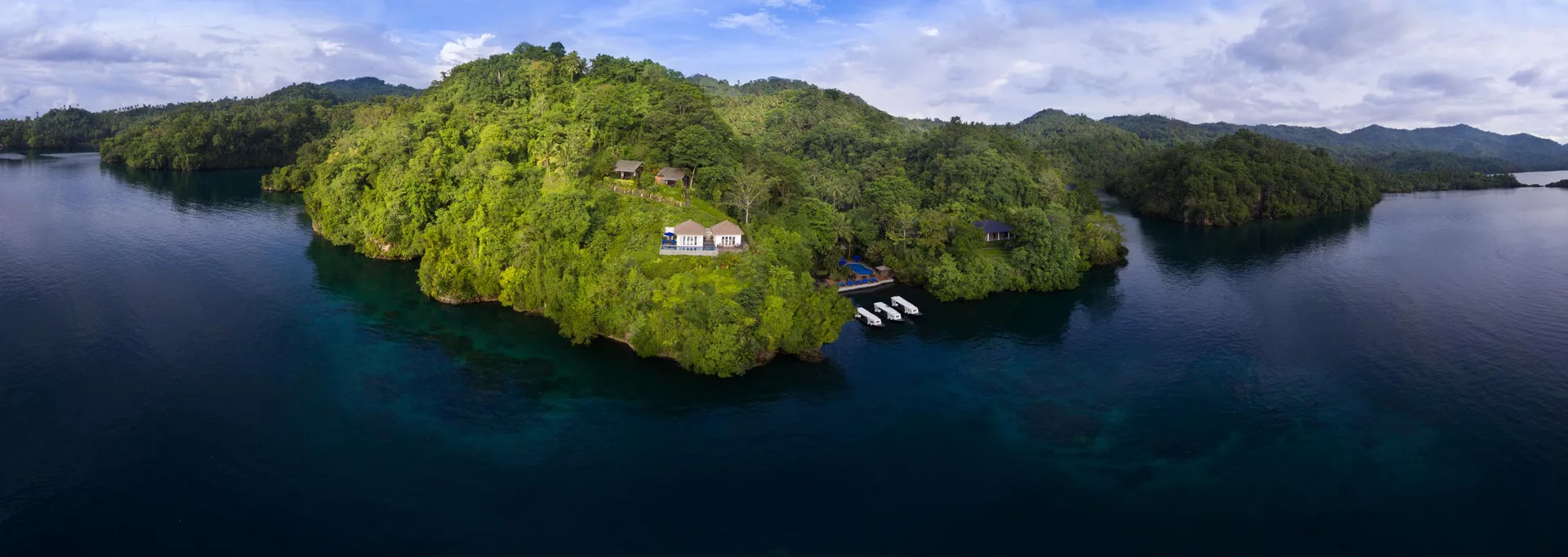 A dive resort on Lembeh Island in Indonesia