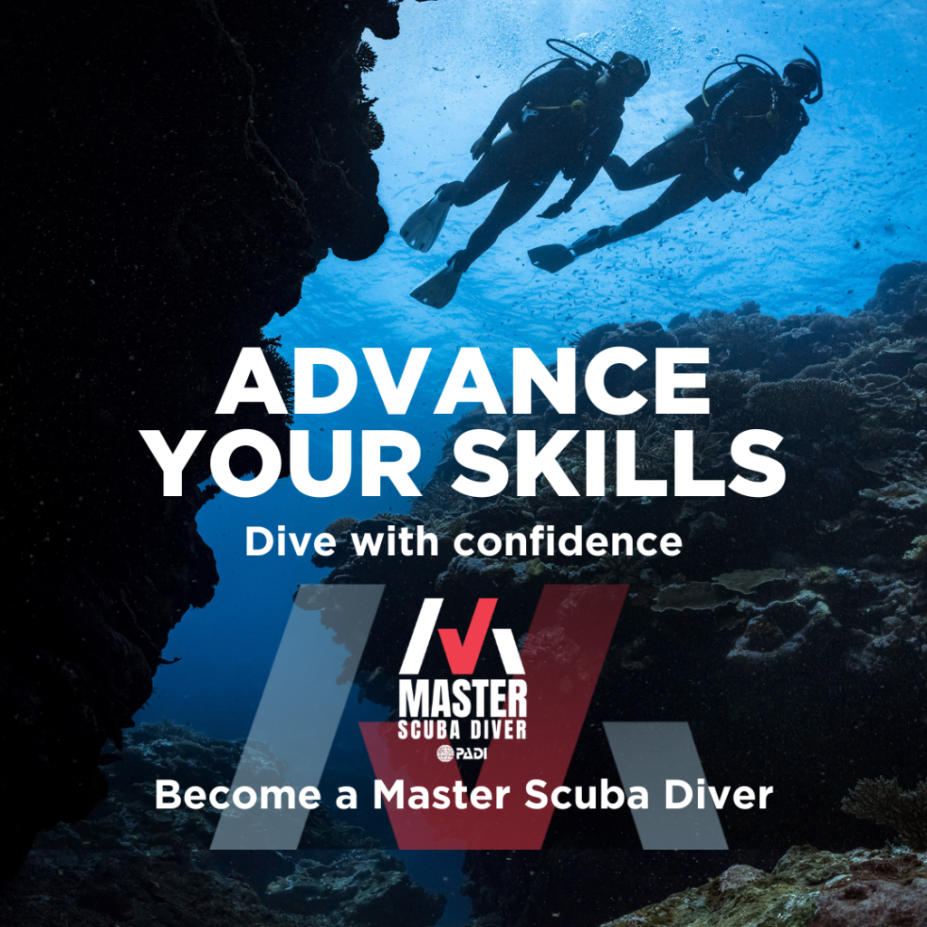 Become a Master Scuba Diver poster