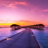 maldives sunset