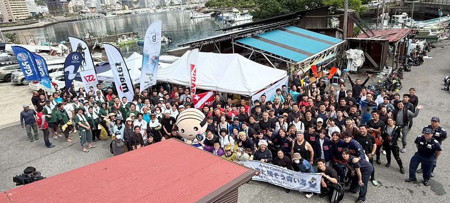 5月11日 熱海ビーチクリーン、水中と海岸に輝きを取り戻す！