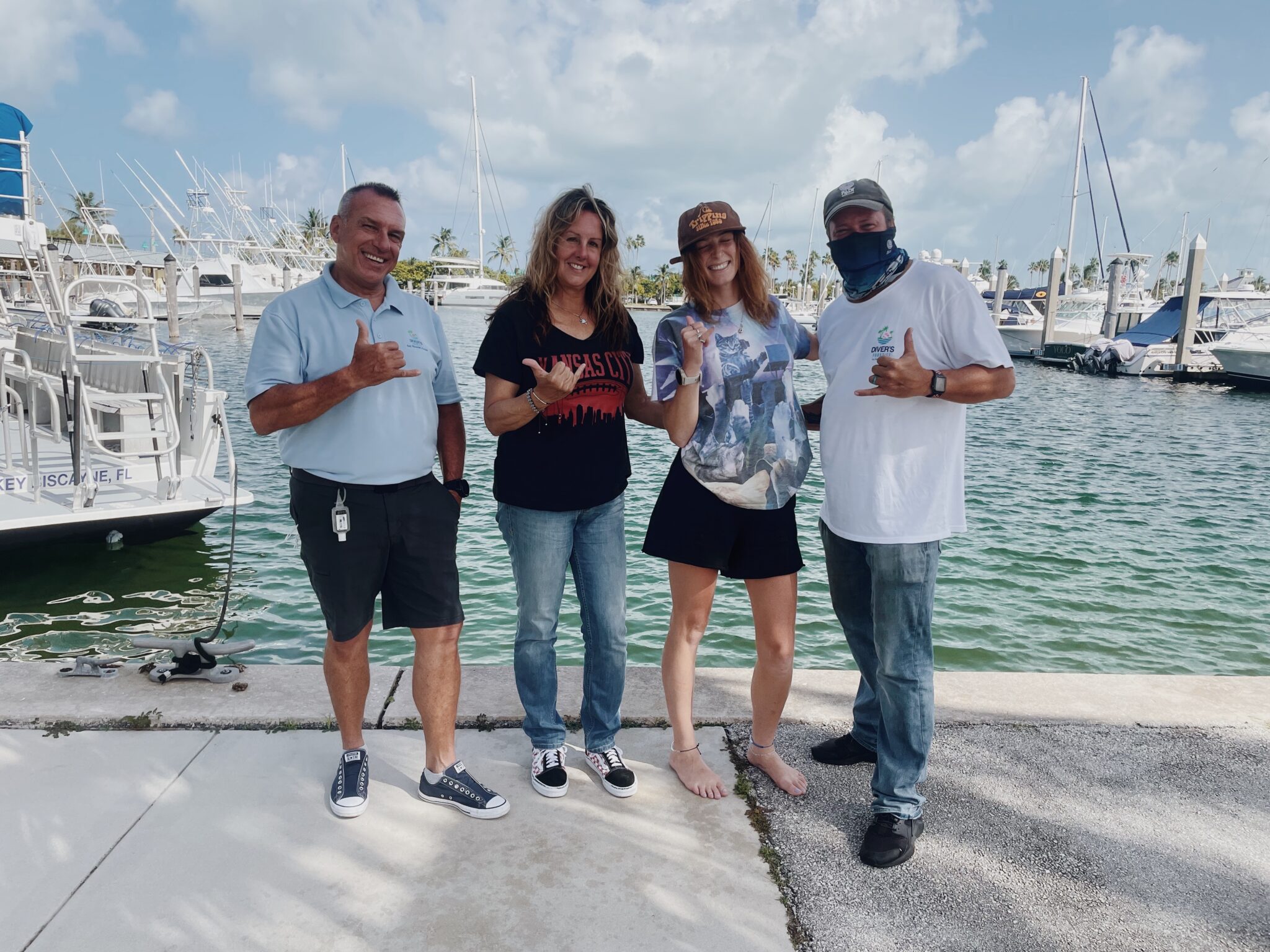 Aliah Banchik after getting certified as a Divemaster at Divers Paradise