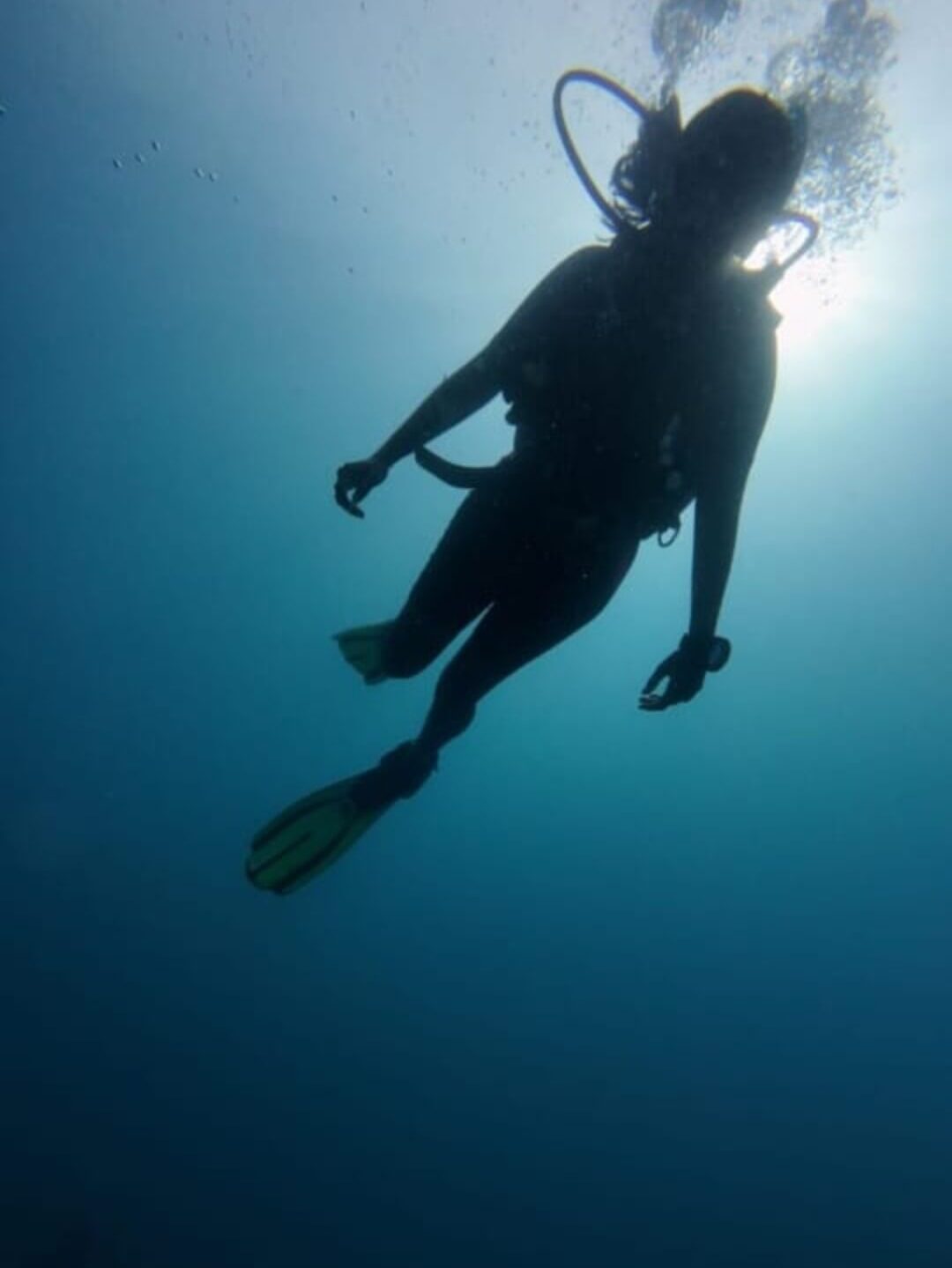 PADI AmbassaDiver Junior Ashrita sott'acqua