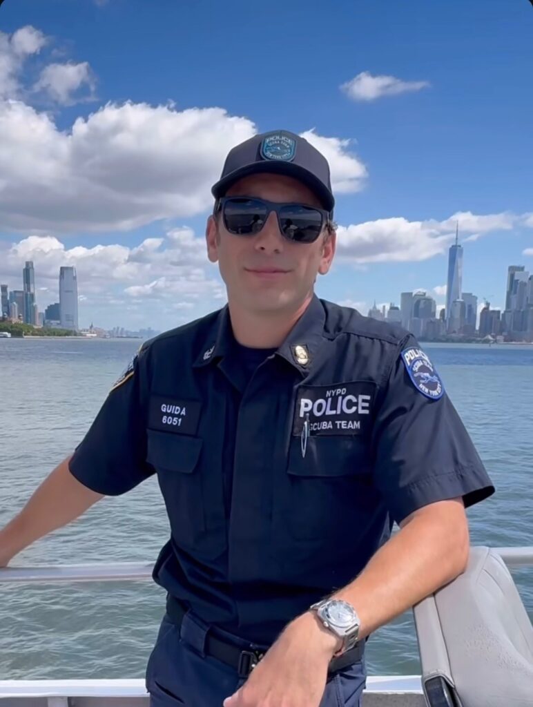 NYPD Scuba Team member Detective Mike Guida