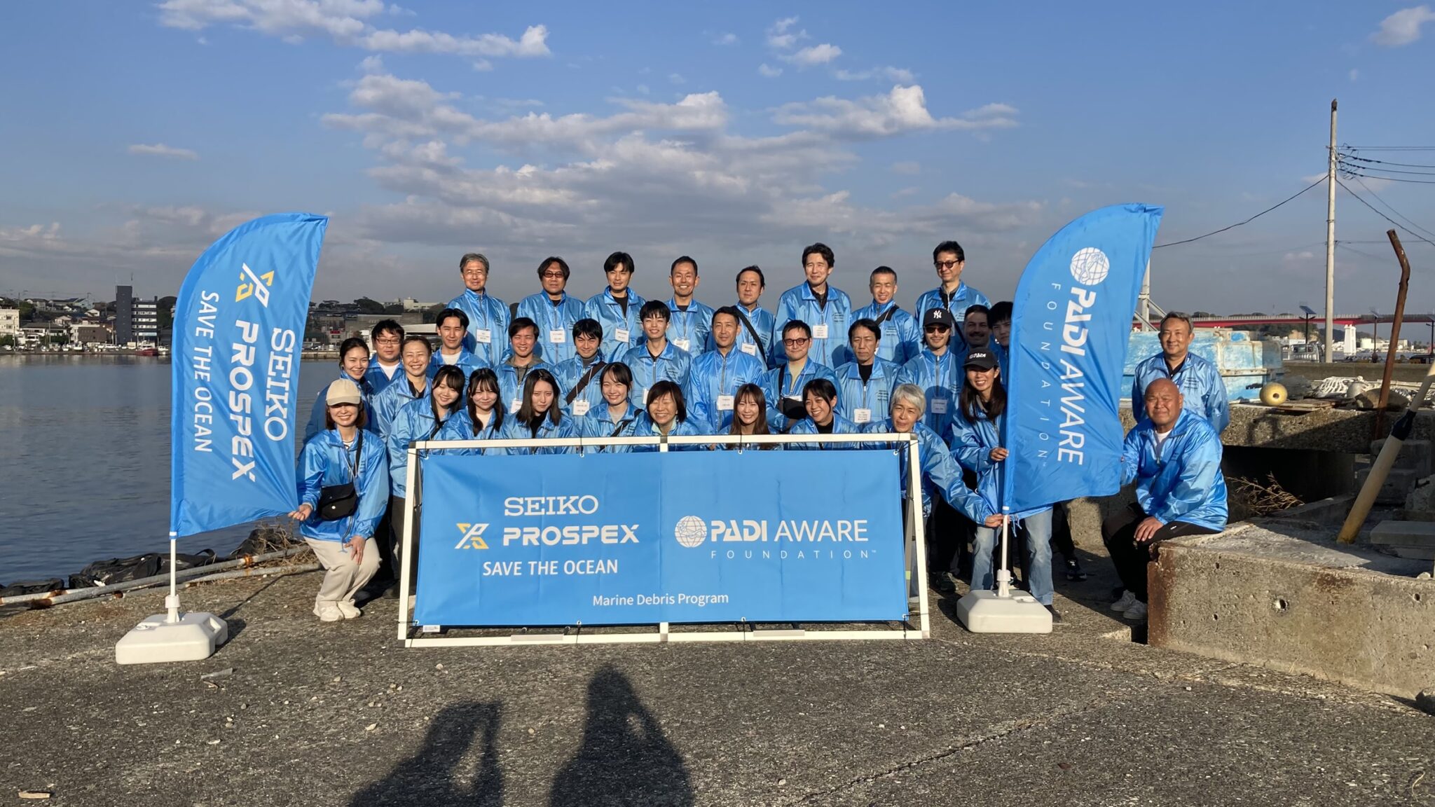 第6回 SEIKOxPADI AWARE 水中と海岸クリーンナップ