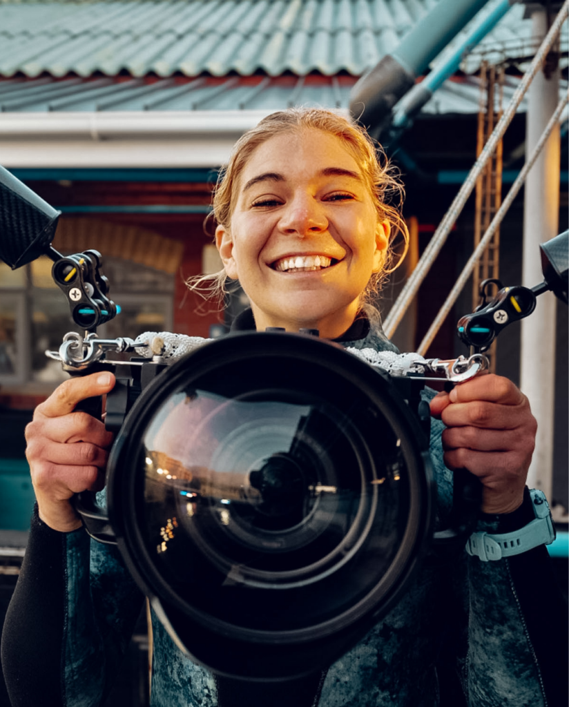 danel wentzel padi ambassassaDiver met camera