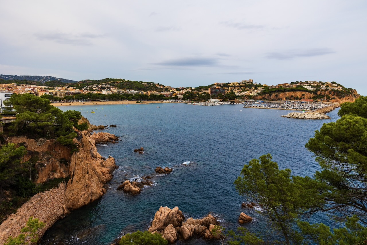 Bahía y babor de Sant Feliu de Guíxols