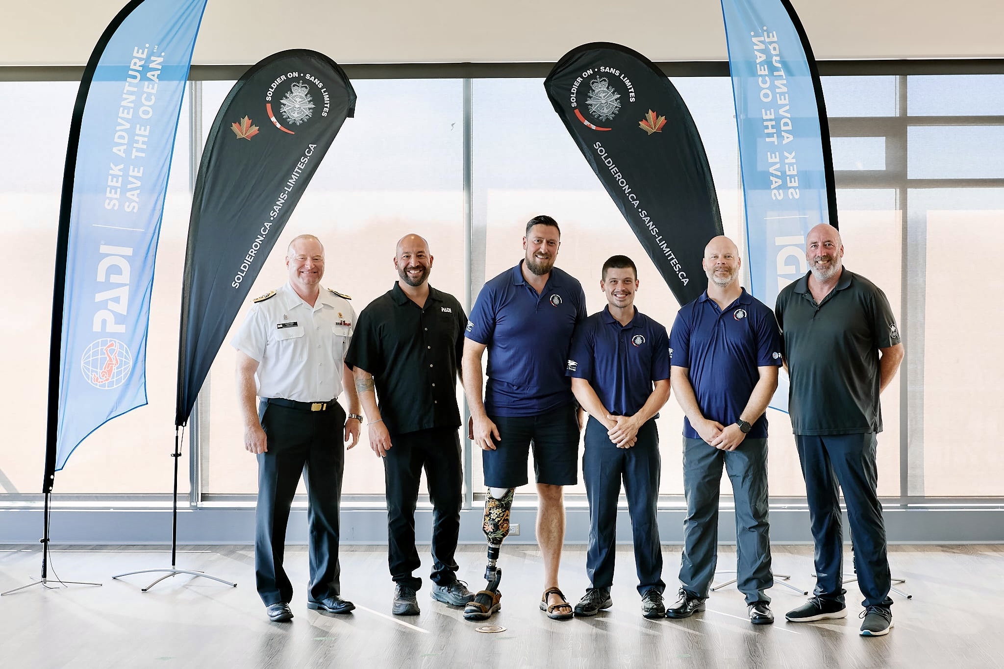 course participants standing for a photo together 