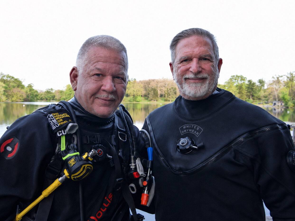 Curt Tomlinson, winner of the 2025 Master Scuba Diver Challenge
