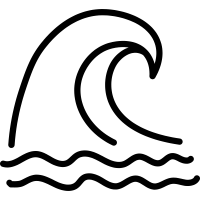 Icon - Wave - Transparent Background