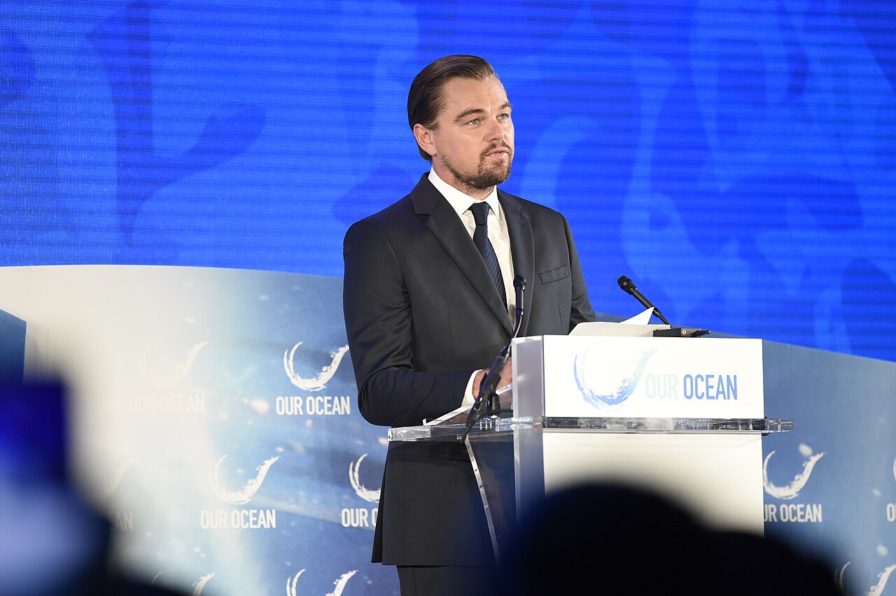 Leonardo Dicaprio at 2016 Our Ocean Conference.