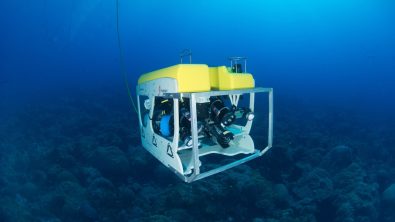 Flower Garden Banks National Marine Sanctuary uses this submersible ROV, the Mohawk, to take HD pictures of the reefs in the sanctuary!